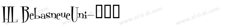 HL BebasneueUni字体转换